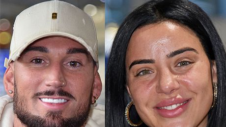 Mike Heiter & Leyla Lahouar: Und jetzt ein Baby! - Foto: Tristar Media/Getty Images (links) & Tristar Media/Getty Images (rechts), Collage: Wunderweib Redaktion