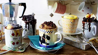 Mikrowellenkuchen sind perfekt für spontane Lust auf Süßes! - Foto: Bauer Media Group