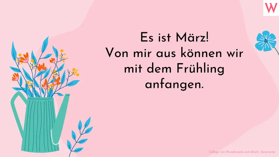 Es ist März! Von mir aus können wir mit dem Frühling anfangen!