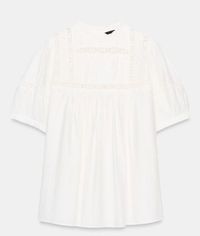 Bluse, weiß