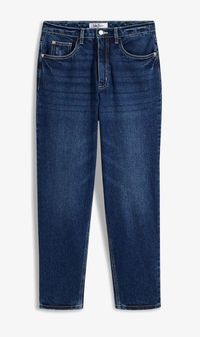 Bonprix Mom Jeans High Waist, Low Stretch cropped