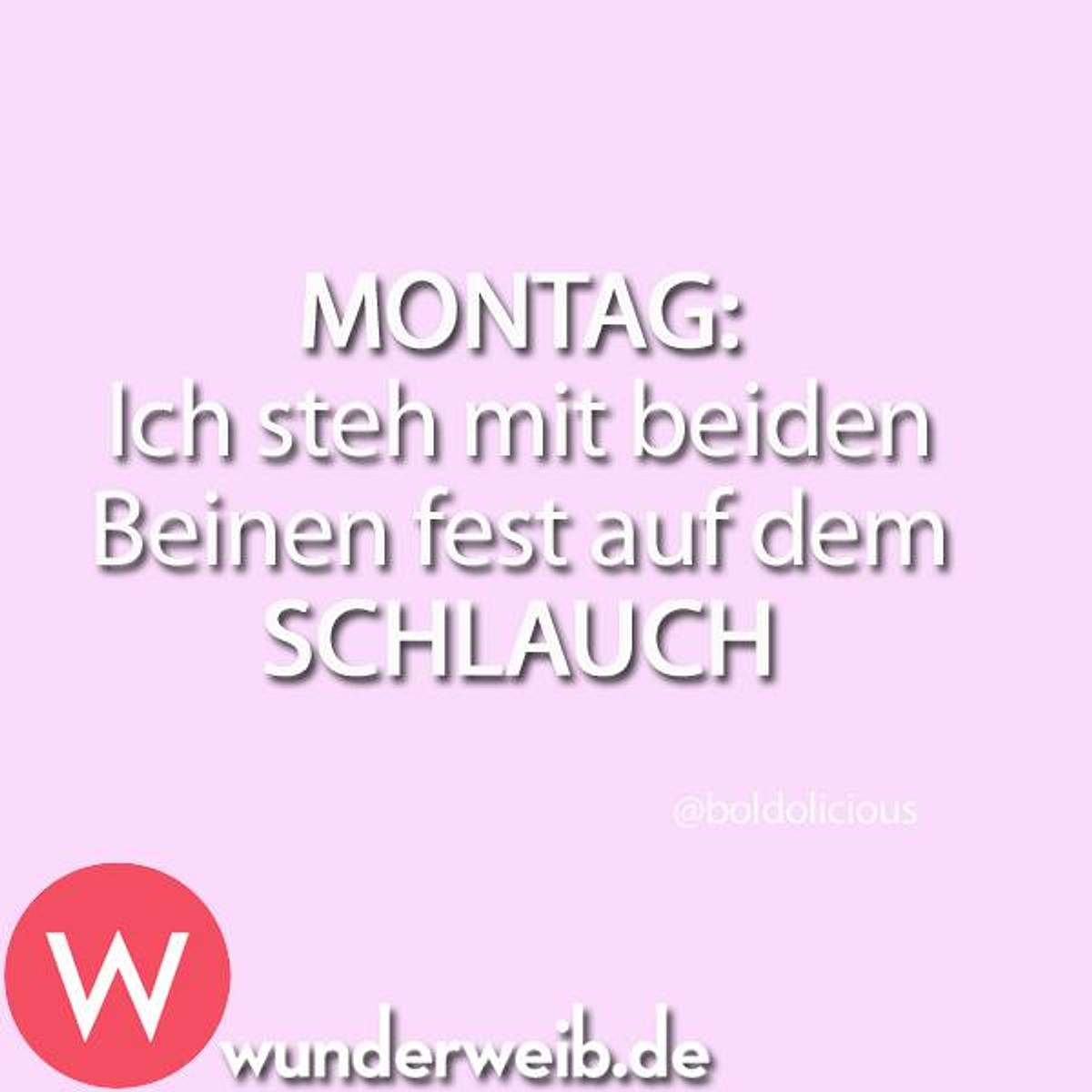 montag sprueche