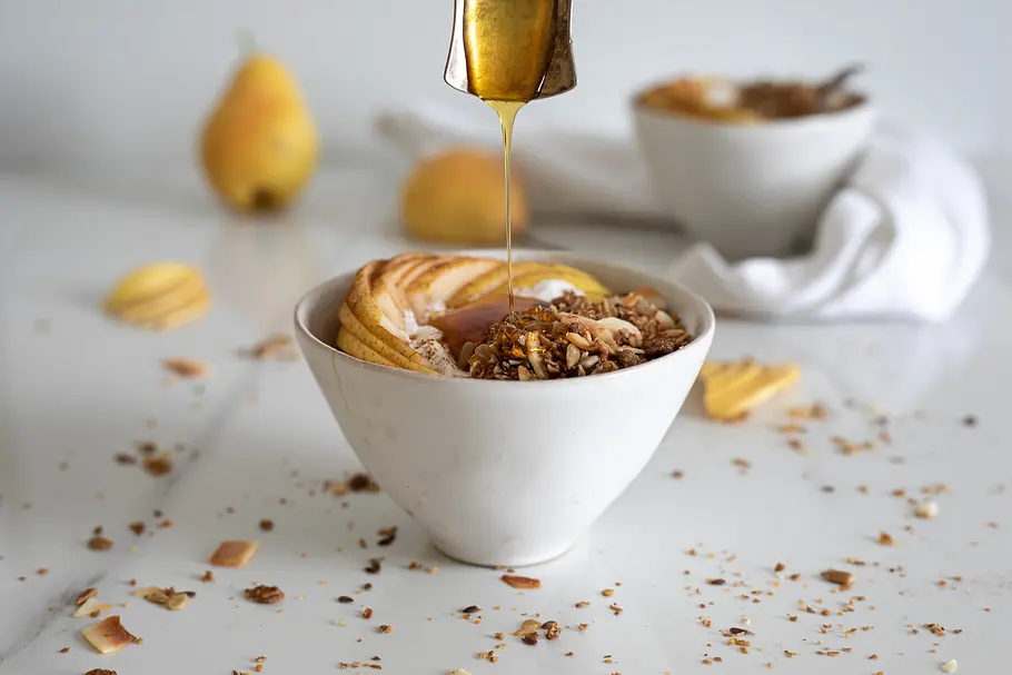 Müsli mit Birne Müsli mit Birne