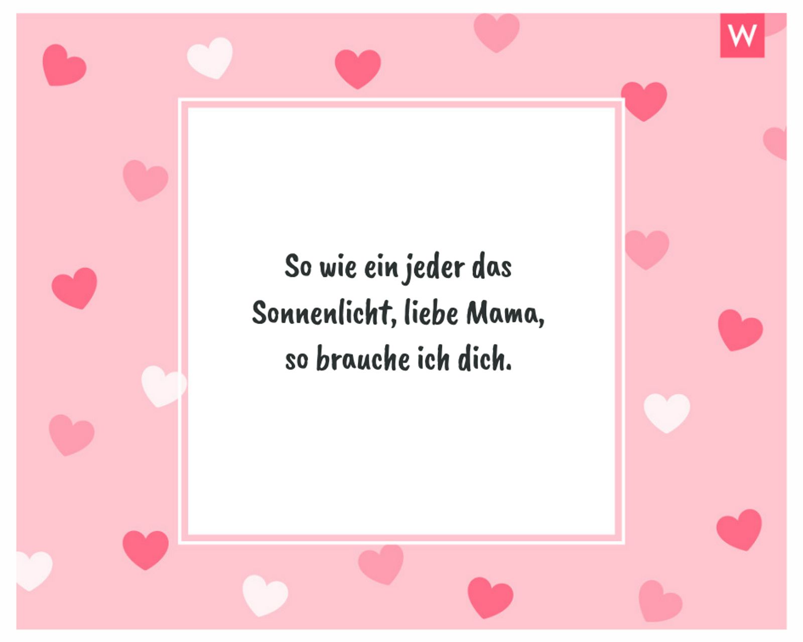 Die schönsten Muttertagssprüche Wunderweib