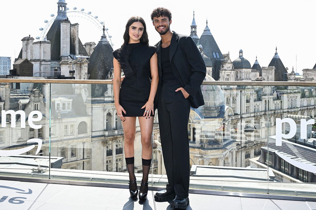 Asha Banks und Matthew Broome in London Asha Banks und Matthew Broome in London bei der Pressetour von Meine Schuld: London.