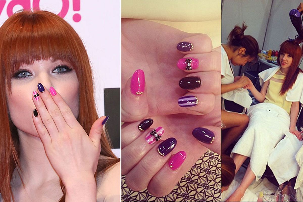 nageldesign bilder der stars carly rae jepsens puppen nailart