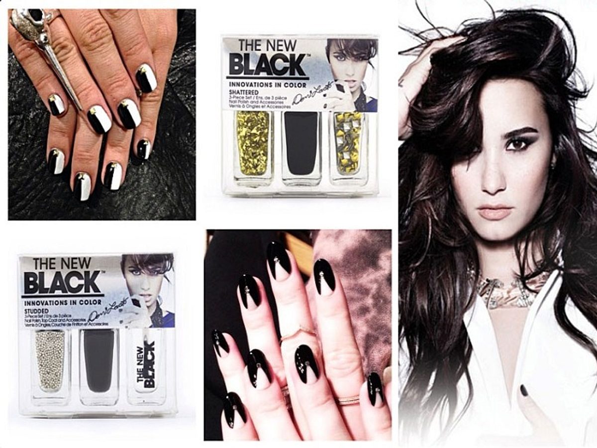 nageldesign bilder der stars demi lovatos eigene nagel sets