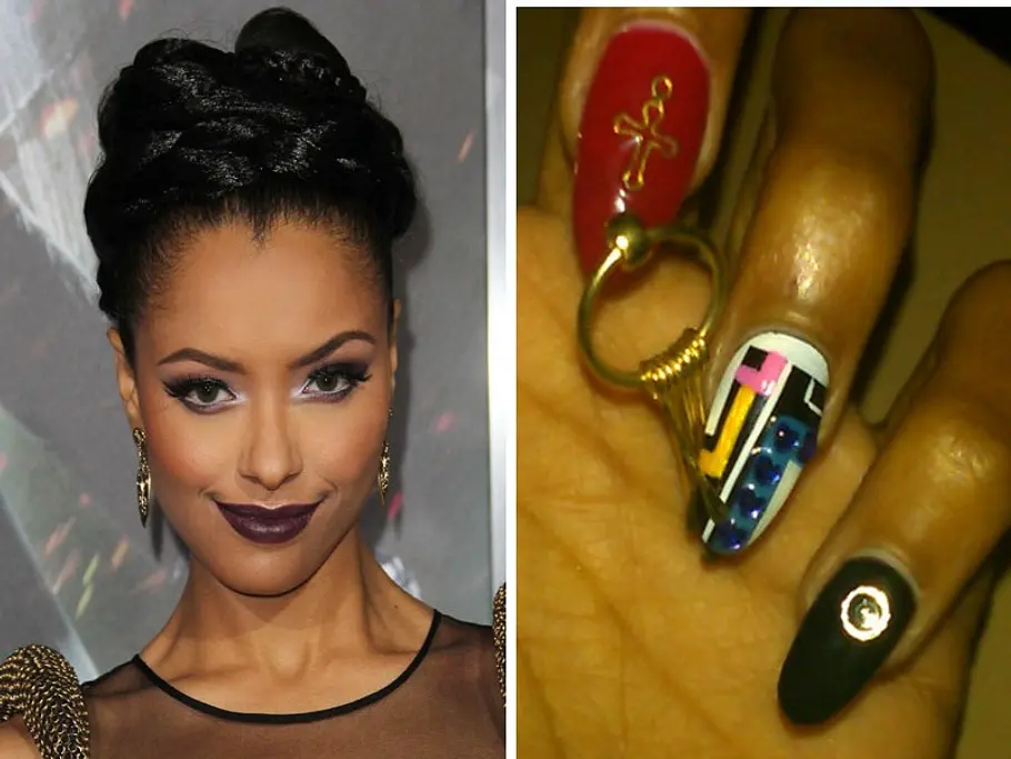 Nageldesign-Bilder: Kat Graham nageldesign bilder kat graham