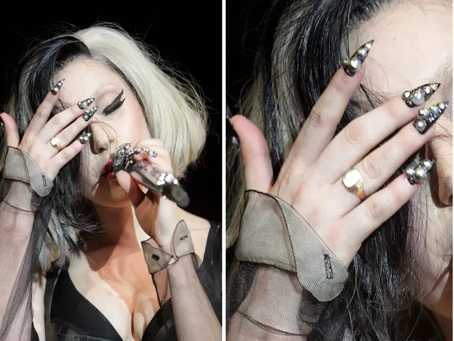 Nageldesign-Bilder: Lady Gaga nageldesign bilder lady gaga