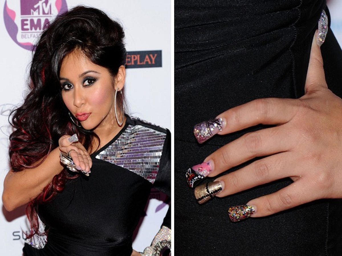 nageldesign bilder snooki nicole polizzi