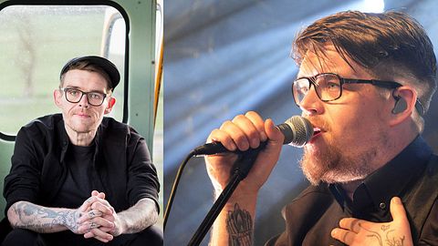 Heute und früher: Eine Angststörung zwang den ehemaligen Sänger der Band Jupiter Jones 2014 dazu, aus der Band auszusteigen. - Foto: Philipp Haas 2017 / imago