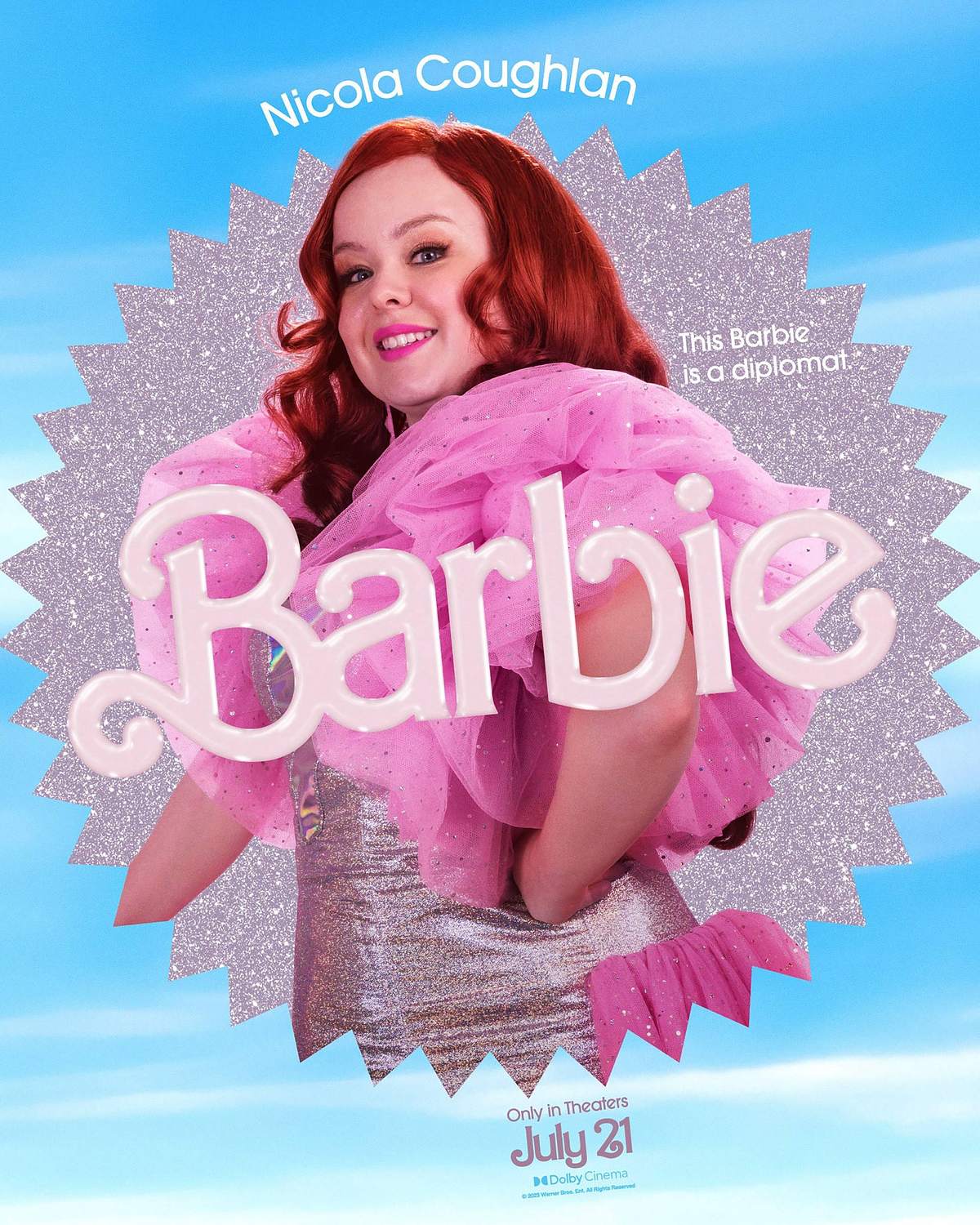 7. Nicola Coughlan spielte 2023 eine Barbie in Barbie. 