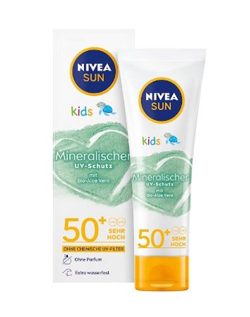 NIVEA SUNSUN Kids Mineralischer Schutzlotion LF50, 50 ml