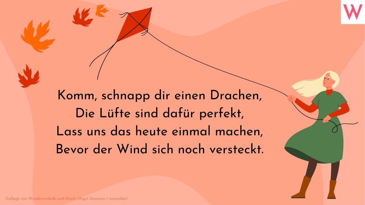 Komm, schnapp dir einen Drachen, Die Lüfte sind dafür perfekt, Lass uns das heute einmal machen, Bevor der Wind sich noch versteckt.