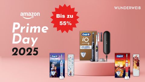 Oral-B Zahnbürsten Prime Day 2025 - Foto: Wunderweib.de & iStock (Lemon_tm)