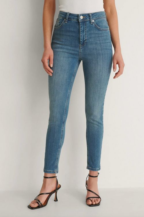 Organische Petite Skinny Jeans mit hoher Taille