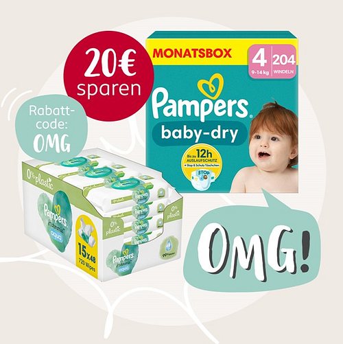 Pampers-Aktion bei Rossmann