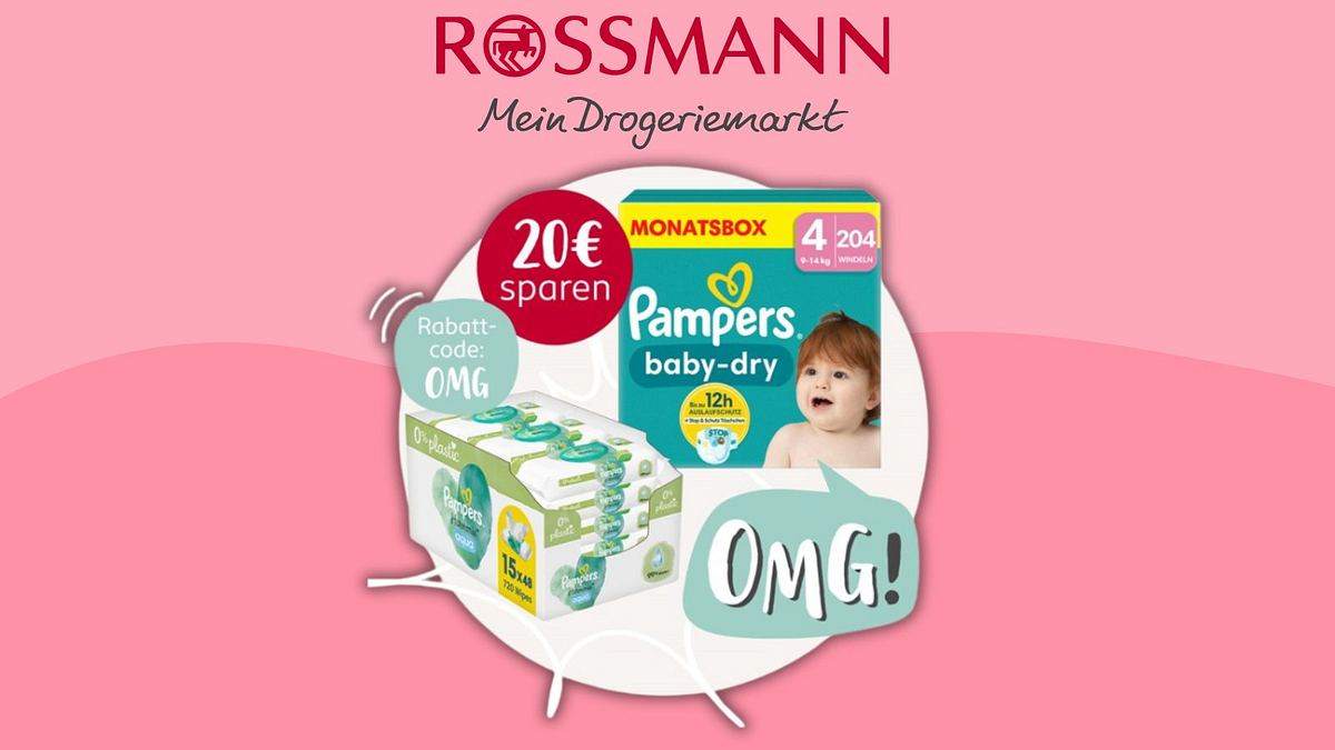 Pampers-Aktion bei Rossmann