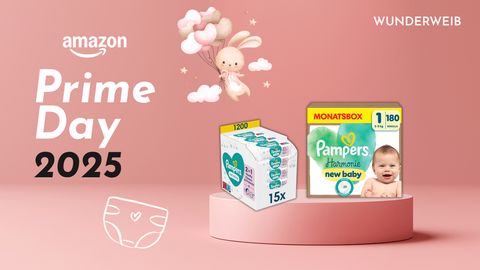 Pampers-Angebote zum Prime Day 2025 - Foto: Wunderweib.de & iStock (Lemon_tm)