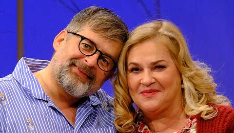 Petra Kleinert und Reinhold Kammerer kennenlernten gehen gemeinsam und glücklich durch dick und dünn! - Foto: IMAGO / Stephan Wallocha