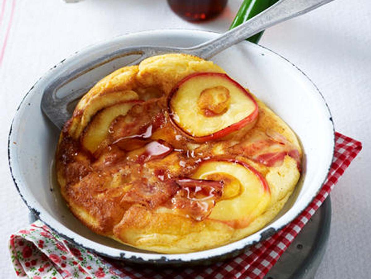 Pfannkuchen Rezepte sind einfach zusammengerührt und schnell gebacken.