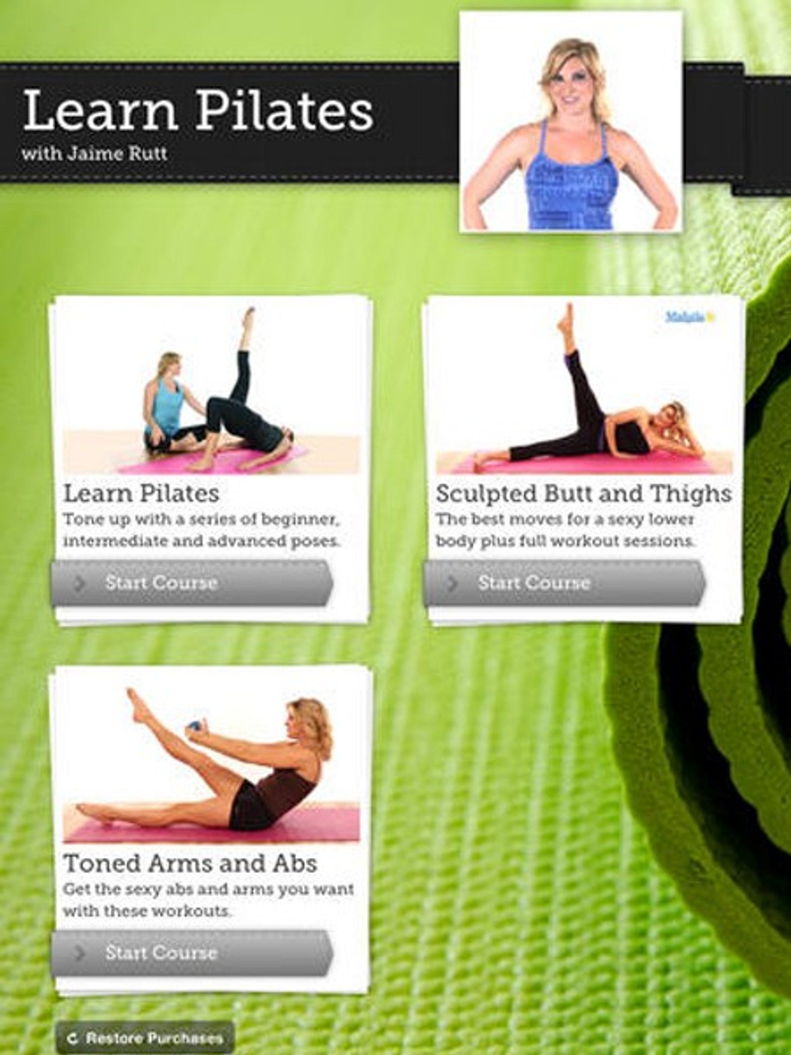 New Body Pilates II Intermediate Mat Workout Video On DVD Jennifer Kries