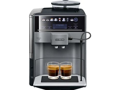 SIEMENS TE651509DE EQ6 plus s100 Kaffeevollautomat Schwarz/Titanium metallic