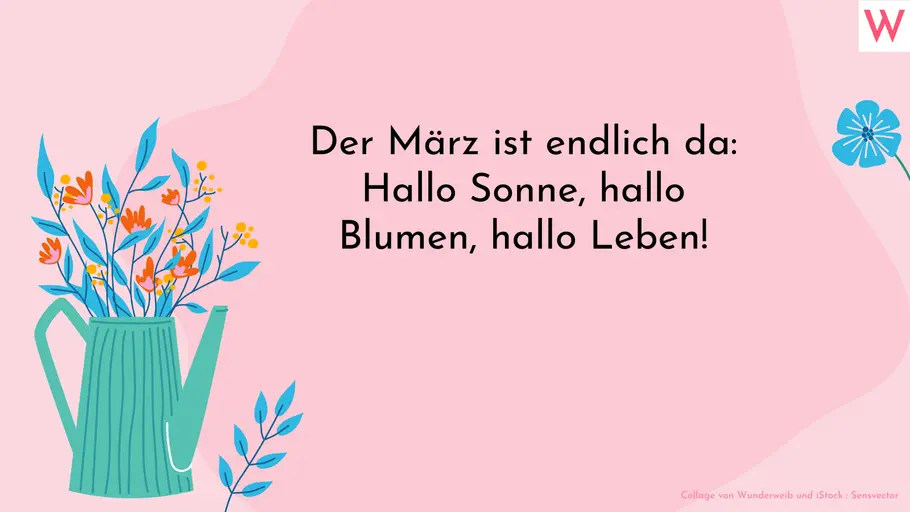 Der März ist endlich da. Hallo Sonne, hallo Blumen, hallo Leben!