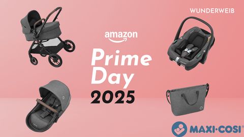 Prime Day Kinderwagen Set von Maxi Cosi 3in1 - Foto: Collage/Wunderweib.de
