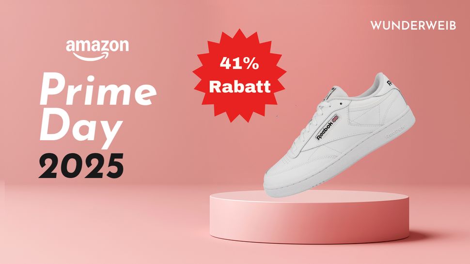 Prime Day 2025: Reebok Club C 85 Sneaker im Sale - Foto: Wunderweib.de & iStock (Lemon_tm), PR