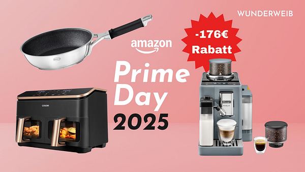Prime Day Stiftung Warentest Testsieger - Foto: Wunderweib.de & iStock (Lemon_tm) & PR