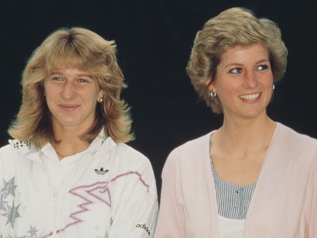 Prinzessin Diana und Steffi Graf spielten zusammen Tennis.