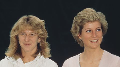 Prinzessin Diana und Steffi Graf spielten zusammen Tennis. - Foto: Princess Diana Archive/Getty Images