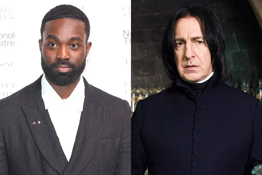 Paapa Essiedu und Alan Rickmann Die Schauspieler Paapa Essiedu und Alan Rickmann