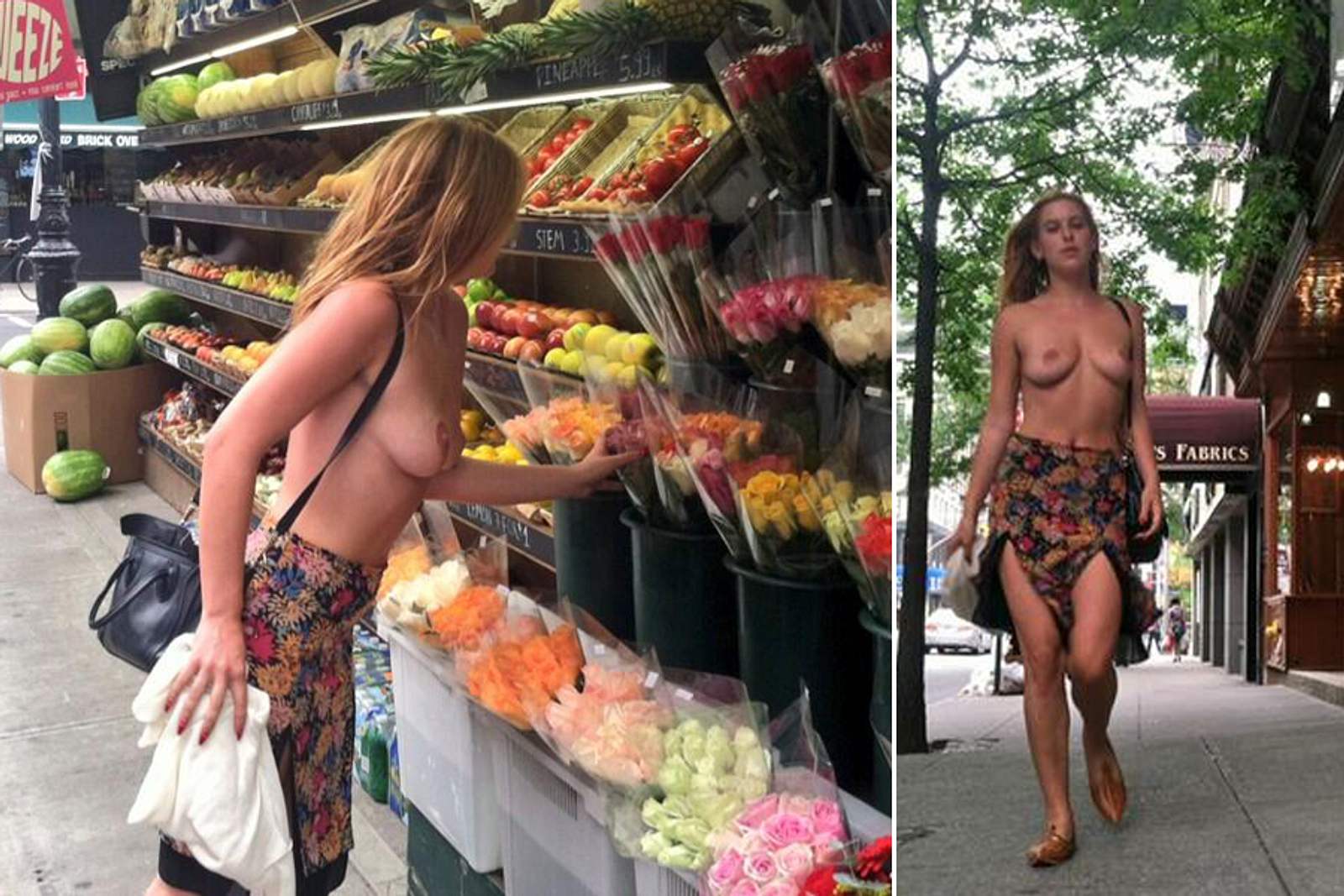 Scout willis topless shopping
