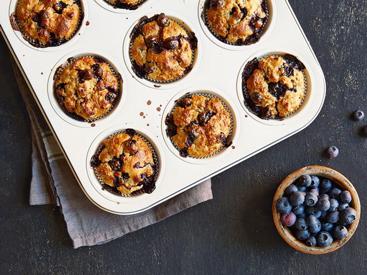 Rezept für kalorienarme Muffins