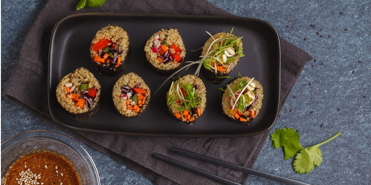 Quinoa Sushi Röllchen