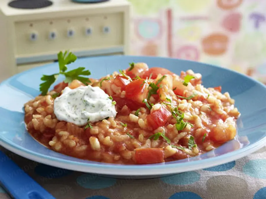 Tomatenreis mit Kräuter-Dip: Leichter Genuss zum Abnehmen rezepte abnehmen