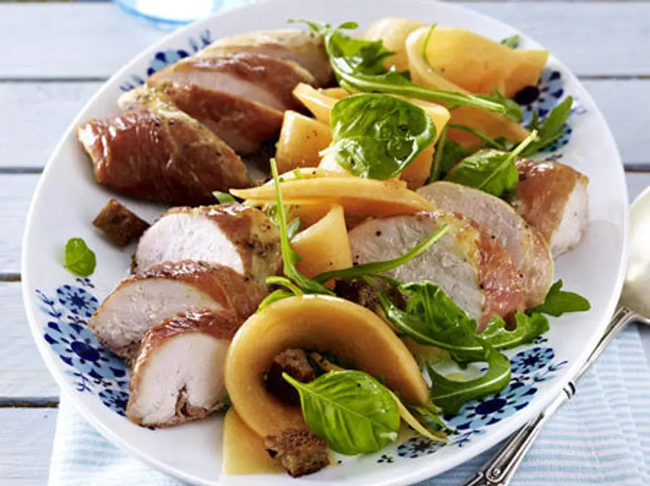 Rezept zum Abnehmen: Hähnchen-Melonen-Salat rezepte abnehmen