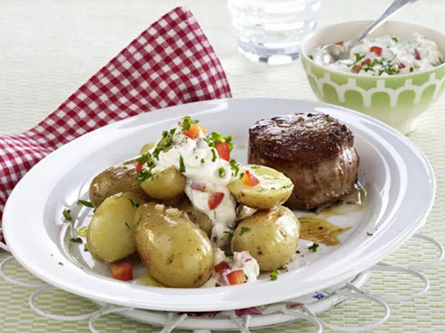 Diät mit Kohlehydraten: Filetmedaillons mit Kartoffeln rezepte abnehmen