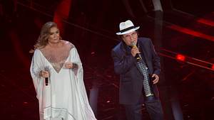 Italy:Albano and Romina guests at Sanremo Festival Albano and Romina guests at the first evening of the Sanremo Festival - Foto: IMAGO / Pacific Press Agency