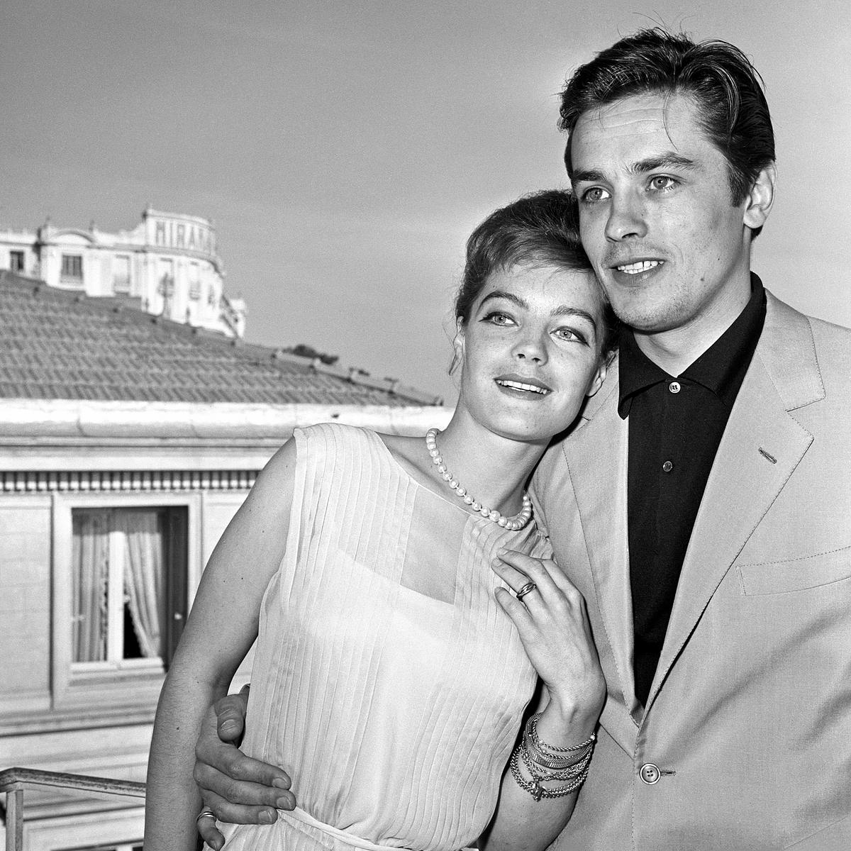 Romy Schneider und Alain Delon