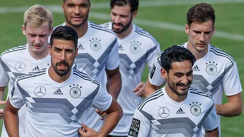 Sami Khedira, Ilkay Gündogan und Leon Goretzka - Foto: Getty Images/TF-Images