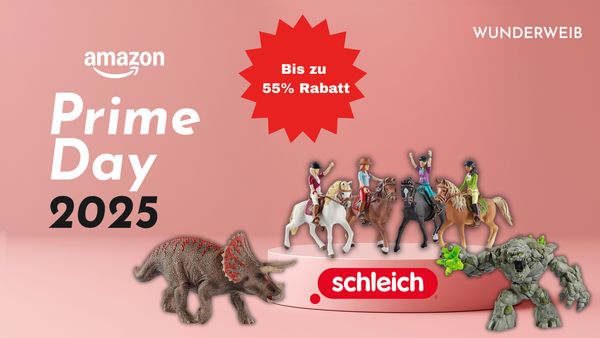 Schleich-Schnäppchen zum Prime Day 2025 - Foto: Wunderweib.de & iStock (Lemon_tm)