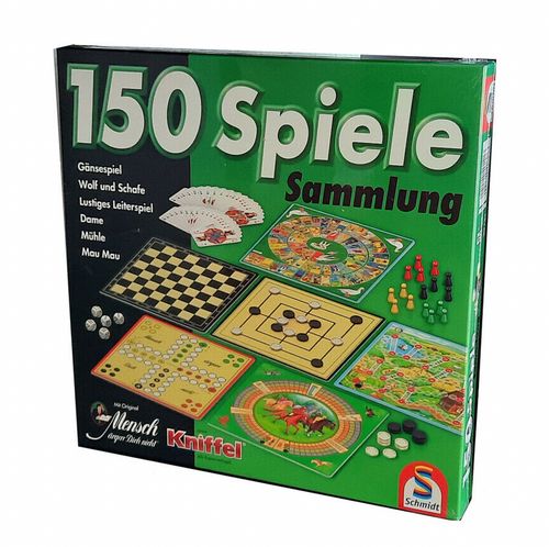 Schmidt Spielesammlung mit 150  Spielmöglichkeiten 