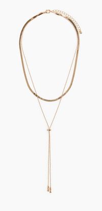 H & M - Zweireihige Halskette - Gold