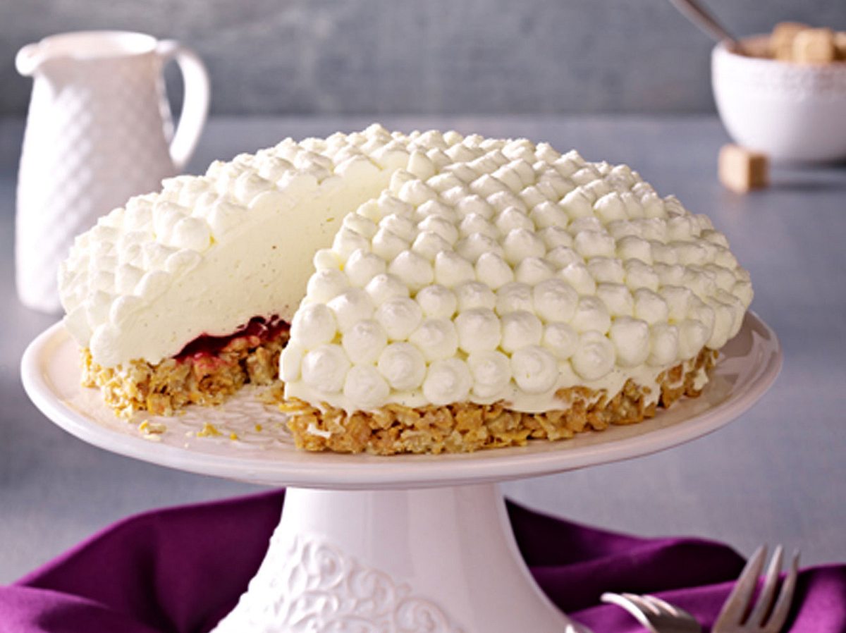 Rezept für Schneeball-Torte