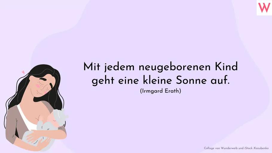 Schöne Sprüche zur Geburt: Eine kleine Sonne Schöne Sprüche zur Geburt: Eine kleine Sonne