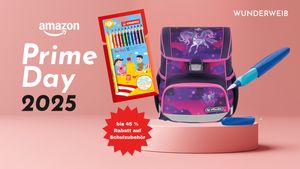 Buntstifte, Schulranzen, Füller: Schul-Zubehör am Prime Day bis zu 45 % reduziert - Foto: Wunderweib.de & iStock (Lemon_tm) / PR