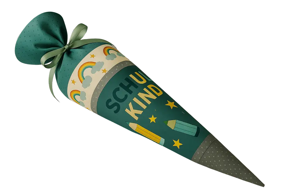 Schultüte nähen: So nähst du eine Zuckertüte, die später zum Kissen wird Selbst genähte Schultüte
